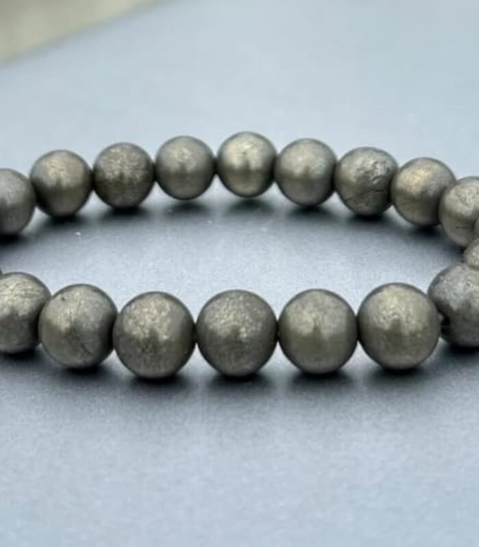 Grey Pyrite Bracelet 10MM