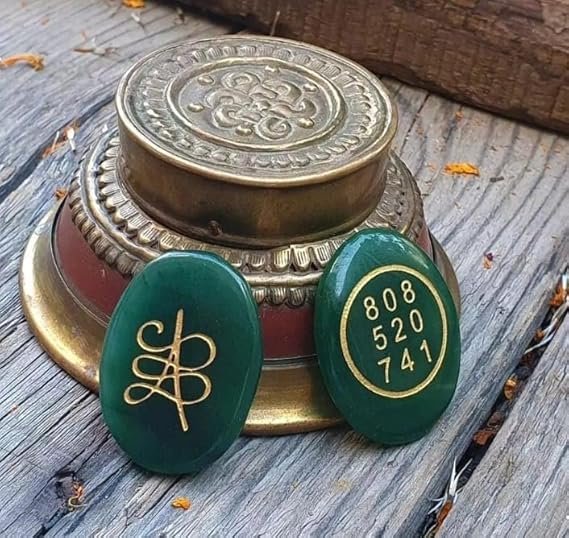 Zibu Coin Green Aventurine