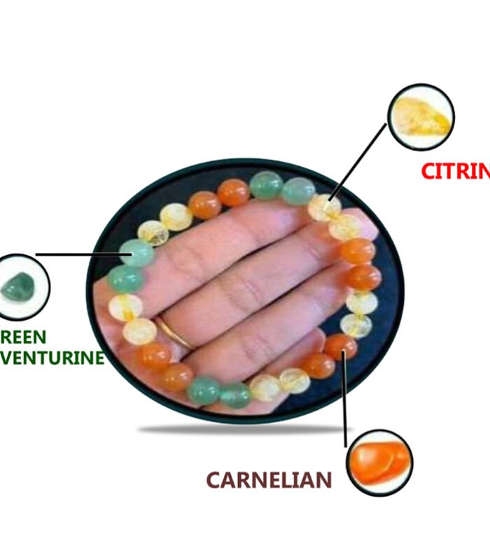 Career Success Crystal Bracelet for Ambition & Confidence