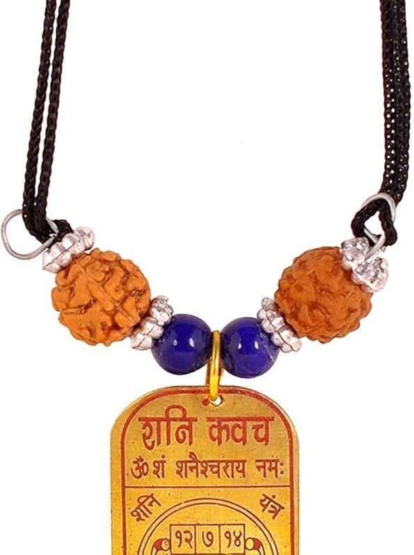 Shani Kavach Pendant – Saturn Protection Pendant