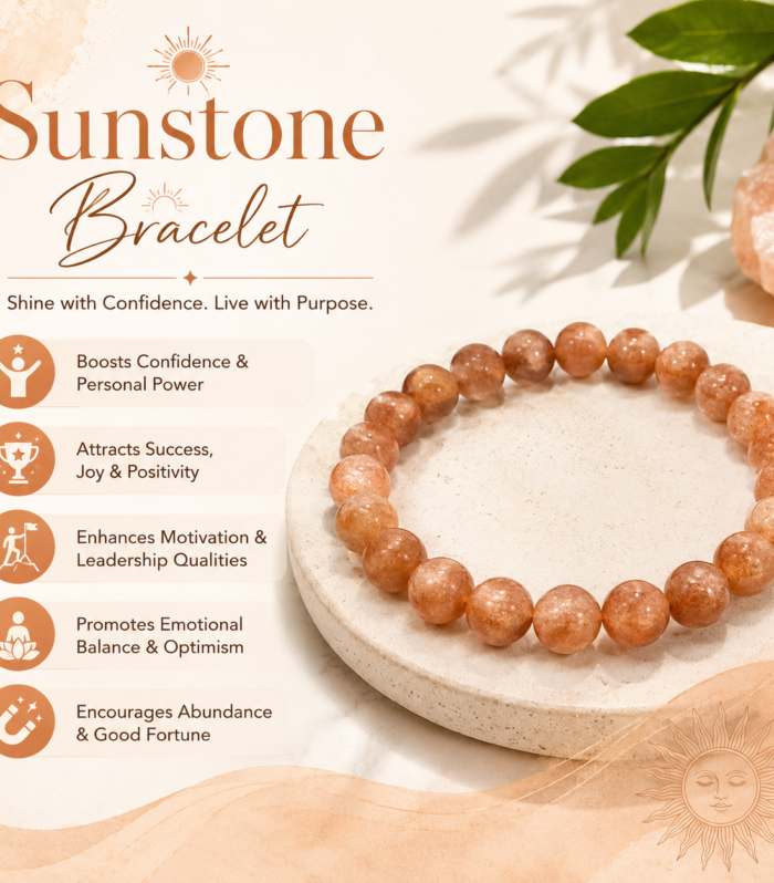 Sunstone Bracelet 10MM