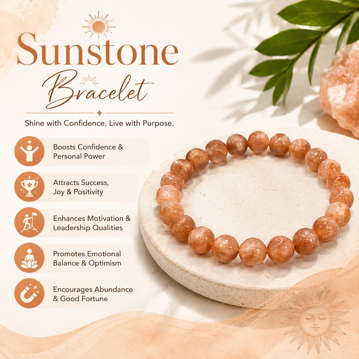 Sunstone Bracelet