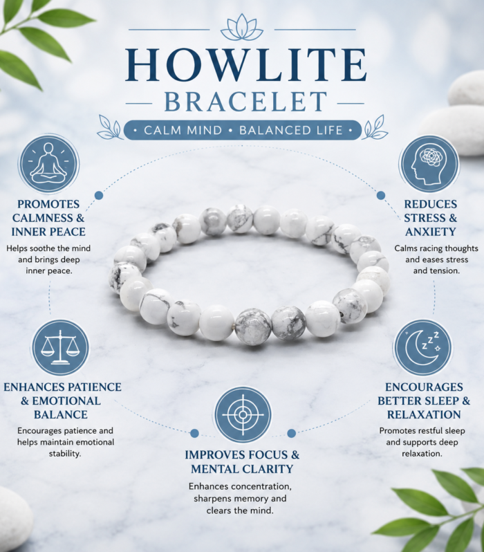 Howlite Bracelet 10MM
