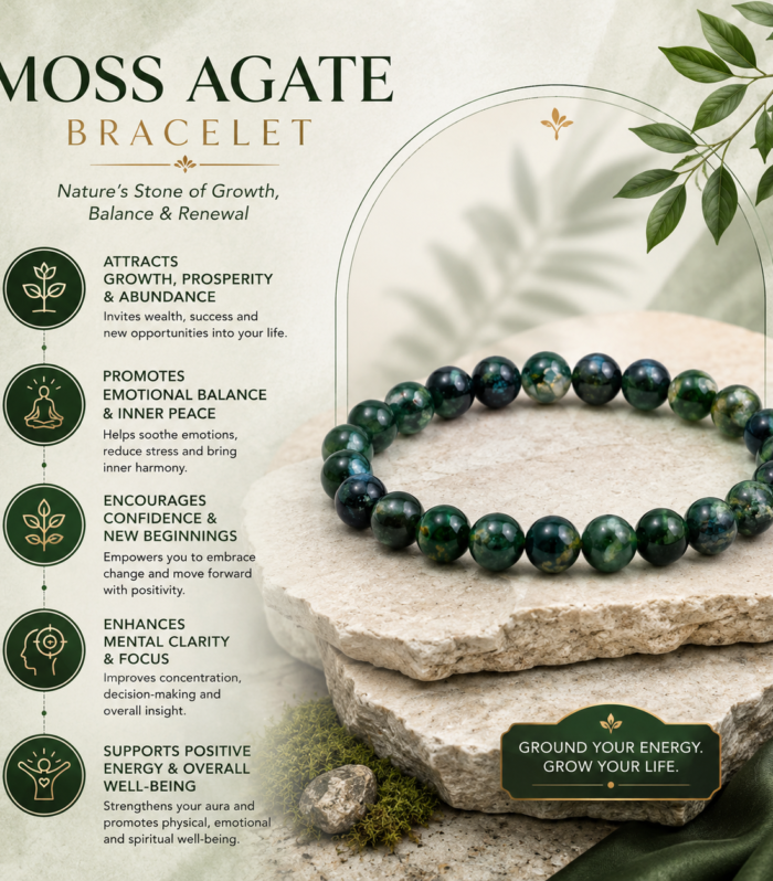 Moss Agate Bracelet