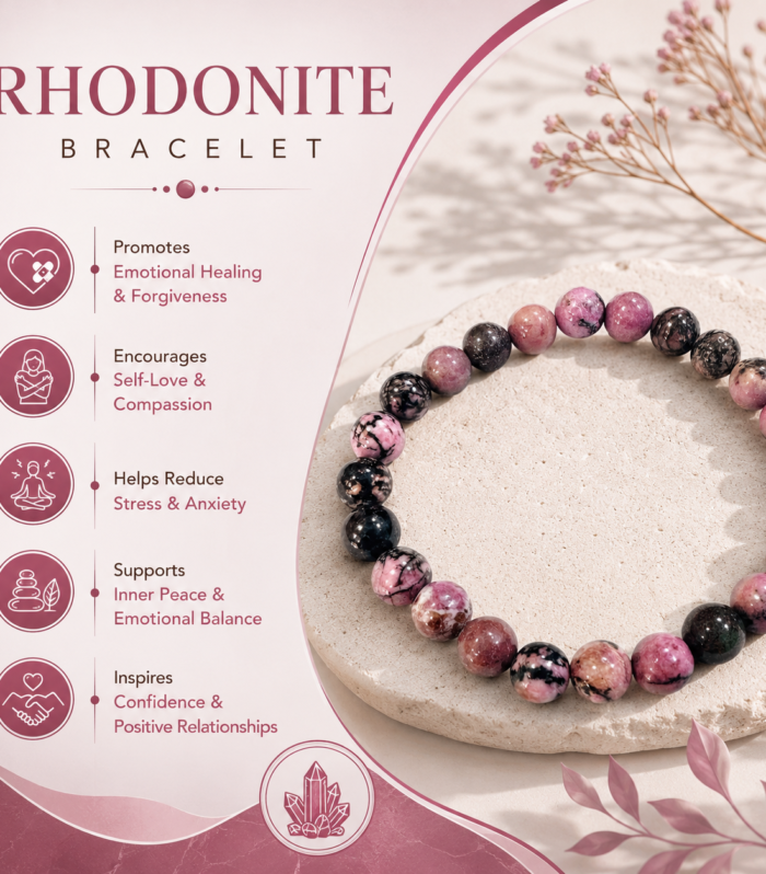 Rhodonite 10MM Bracelet