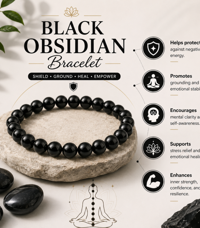 Black Obsidian Bracelet