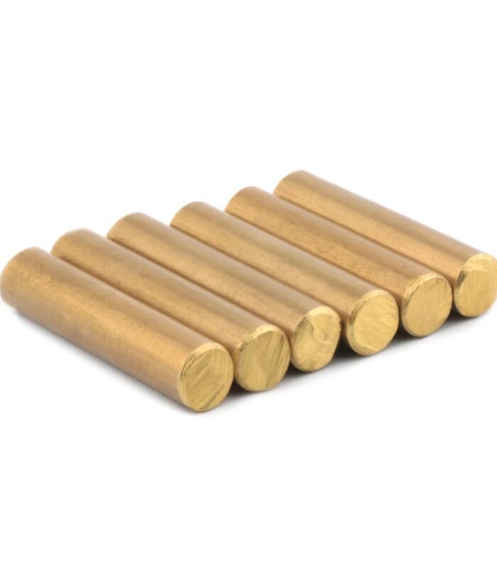 Vastu Round Brass Stud | 1.5 Inch | Remedy for Vastu Dosh Correction & Earth Element Zone Balancing | Pack of 6