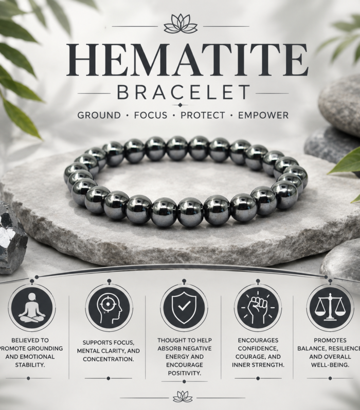 Grey Pyrite Bracelet