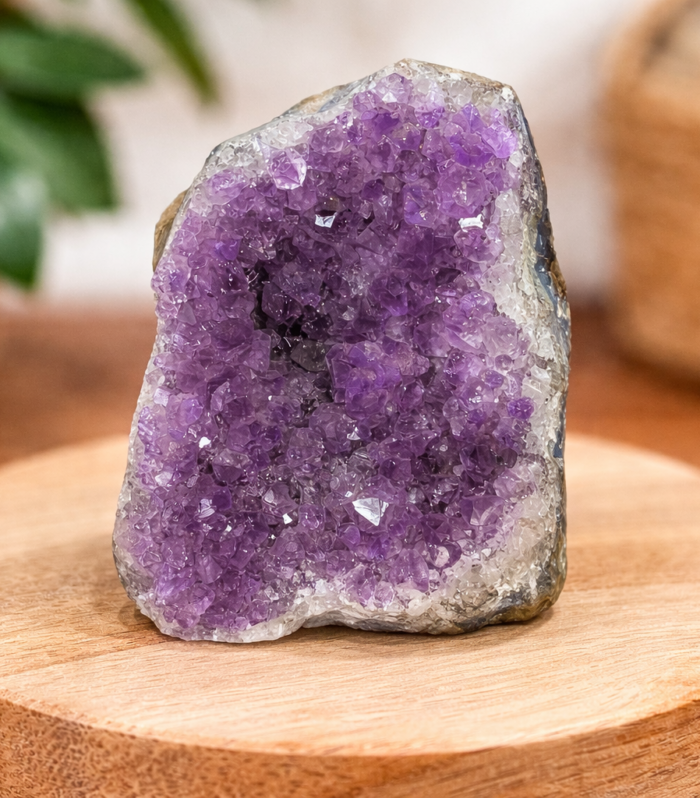 Amethyst Cluster 409Gm