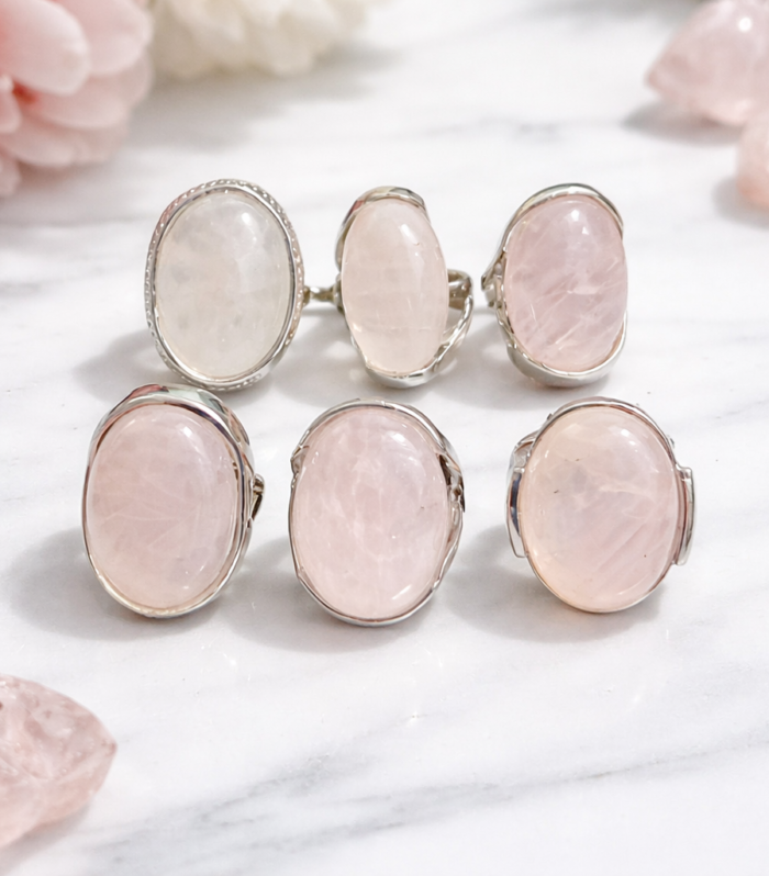 The Rose Quartz Ring for Women