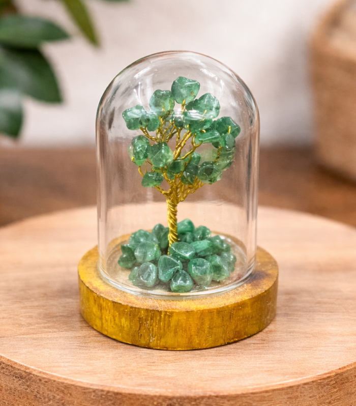 Green Aventurine Dome Small Tree