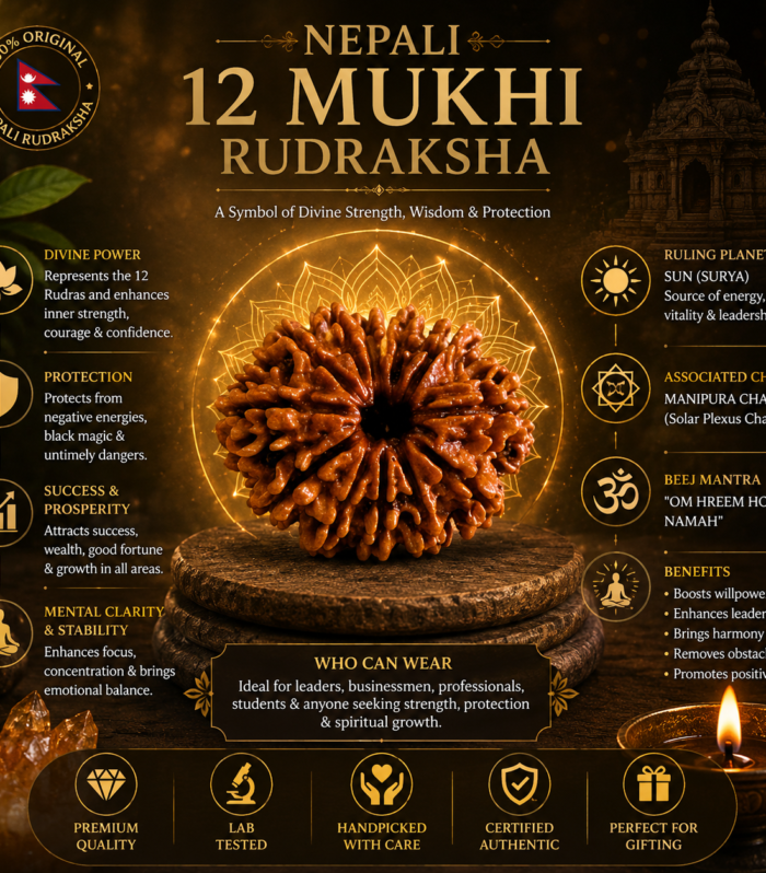 Nepali 12 Mukhi Rudraksha