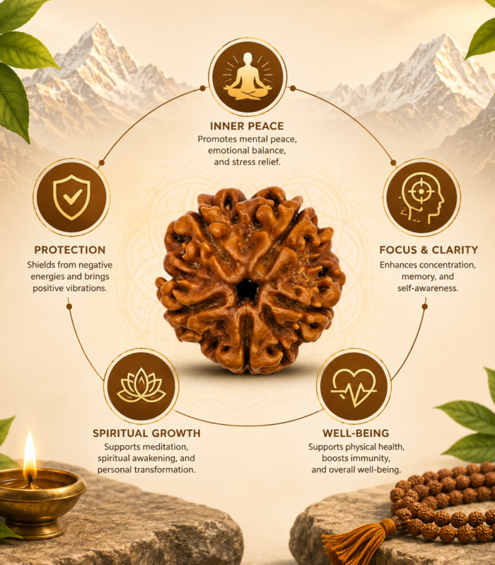 Nepali 5 Mukhi Rudraksha