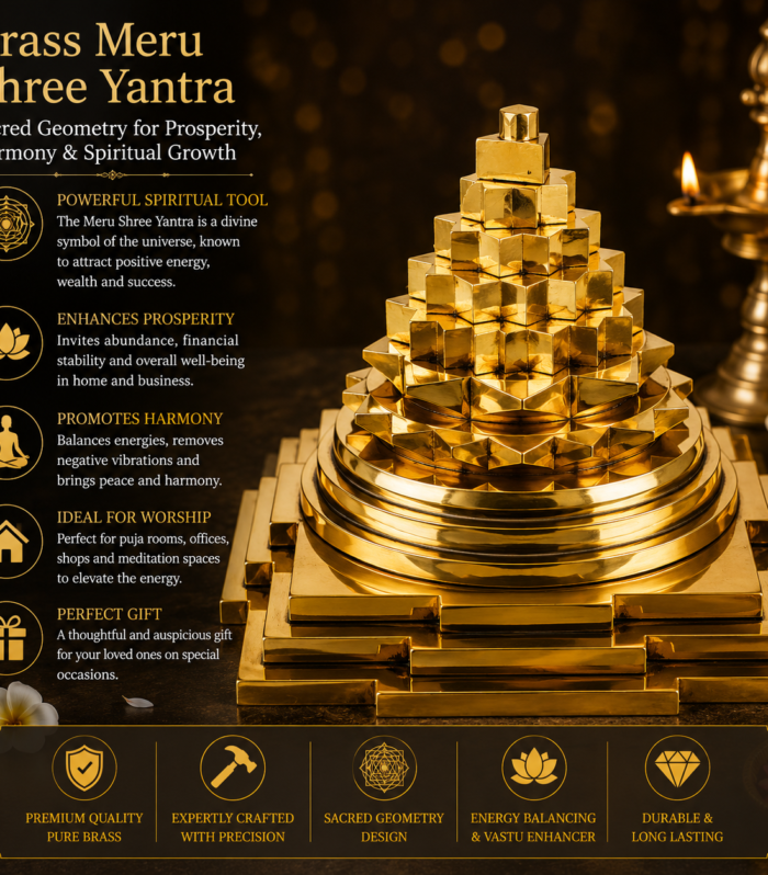 Brass Meru Shree Yantra Big Size