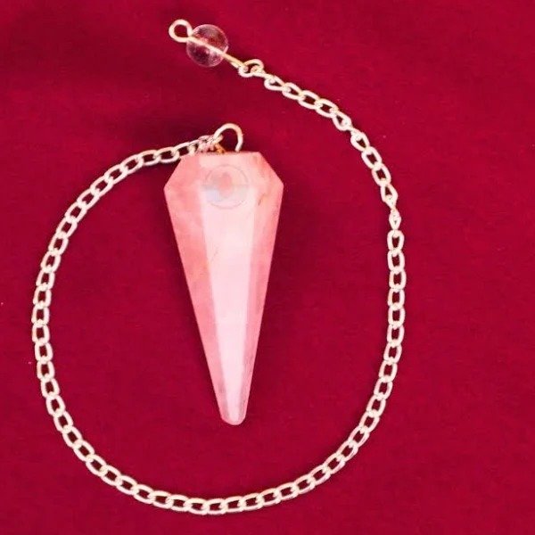 Rose Quartz Pendulum (Dowser)