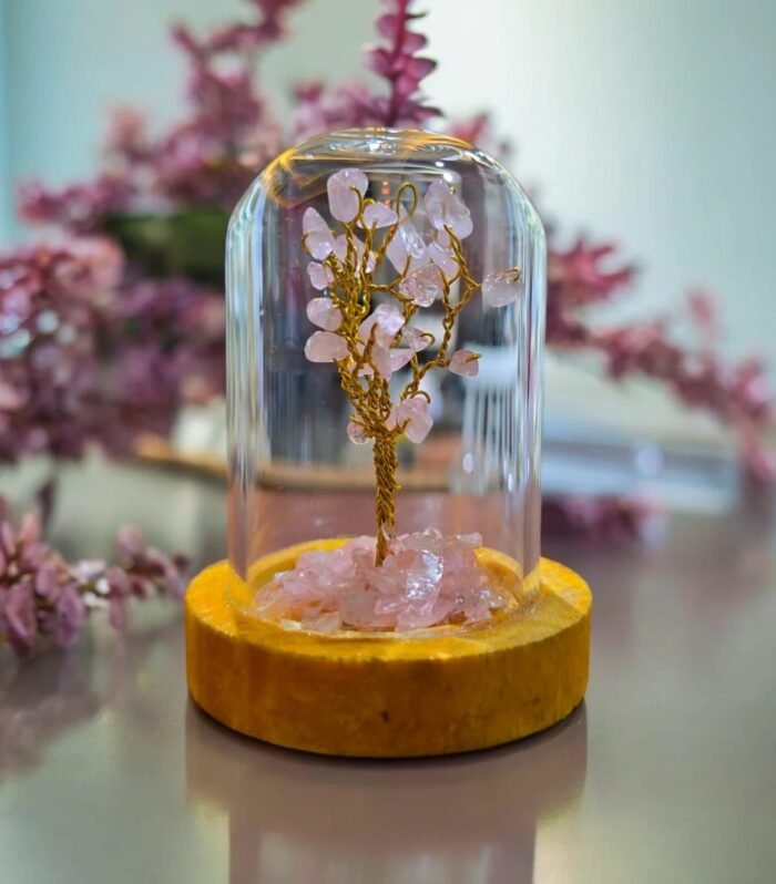 Rose Quartz Dome Small Tree