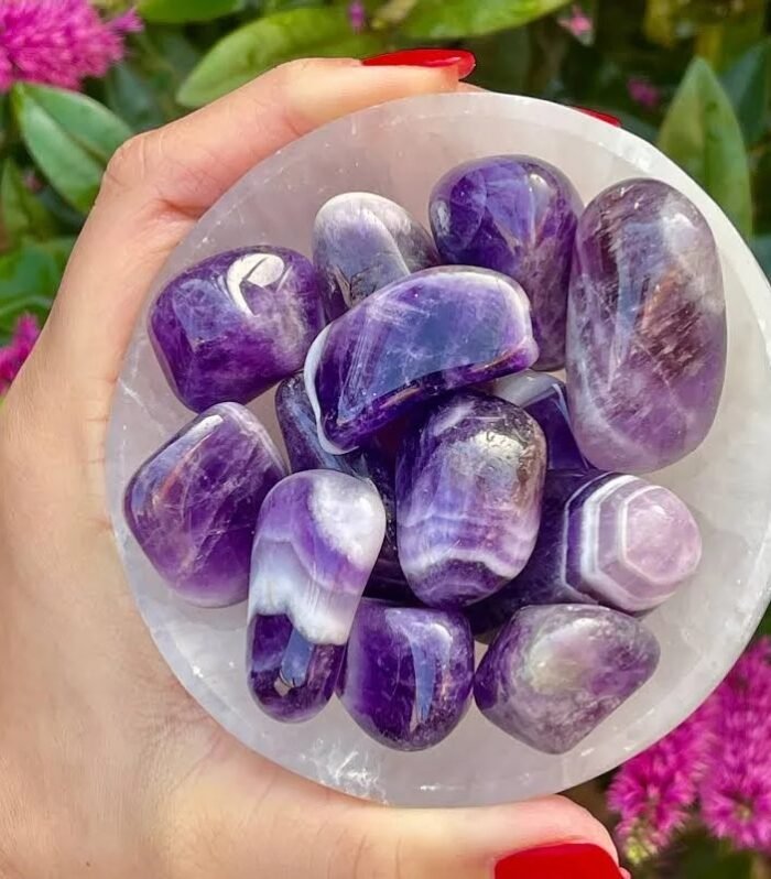 Natural Amethyst Tumbles