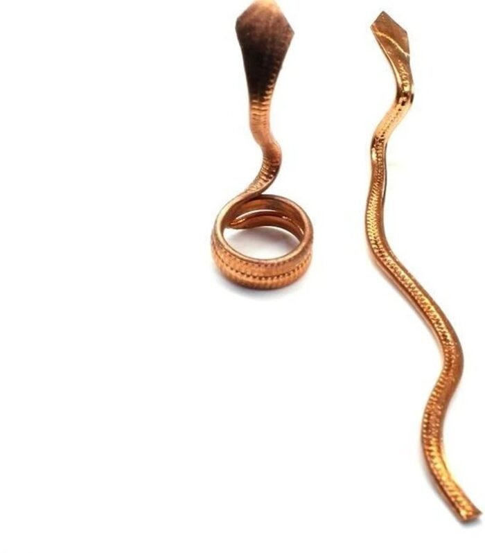 Sacred Copper Naag–Naagin Idol (Kaal Sarp Dosh Shanti & Rahu–Ketu Remedy)