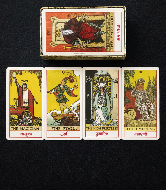 Tarot Reading Card Deck (Hindi–English) | 78-Card Divination & Intuitive Guidance Set