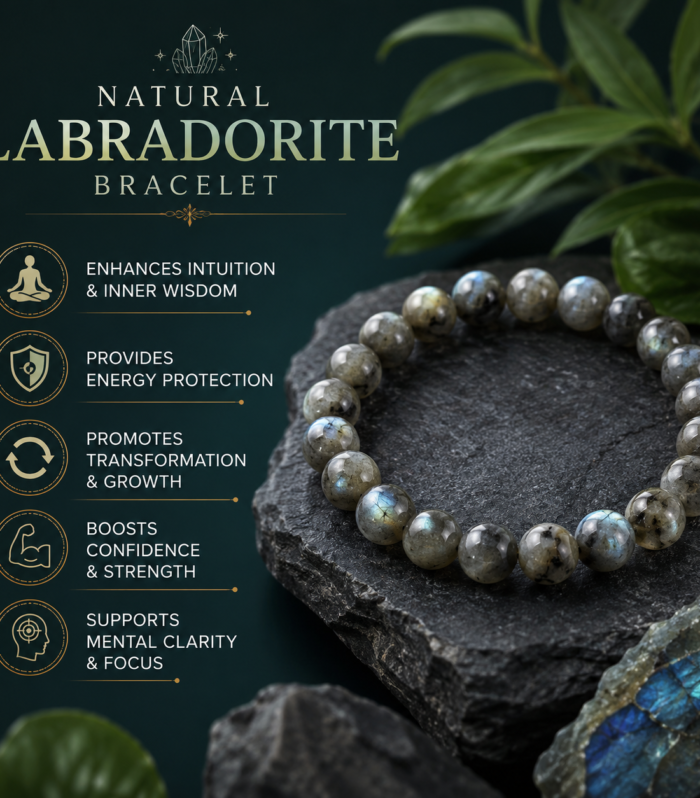 Natural Labradorite Bracelet