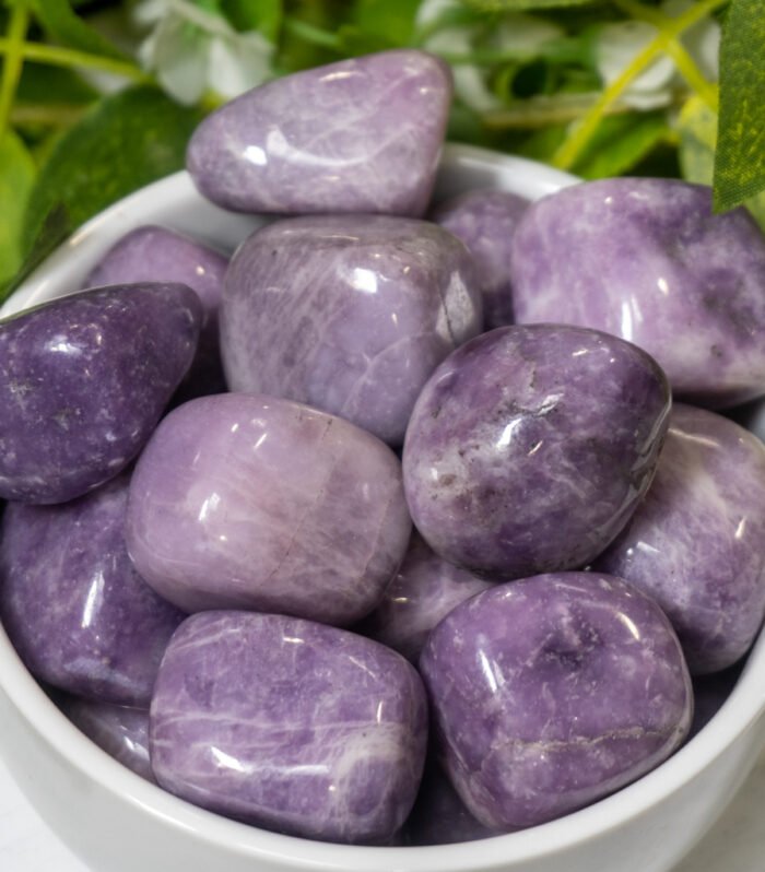 Lepidolite Tumbles